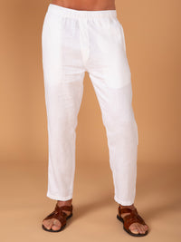 Pantalón de caballero con jareta en lino