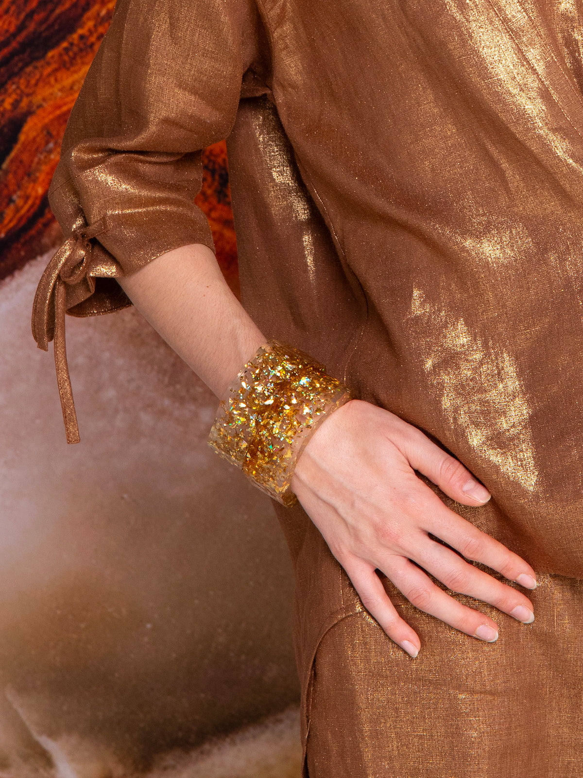 Pulsera "Infinity" maxi de resina