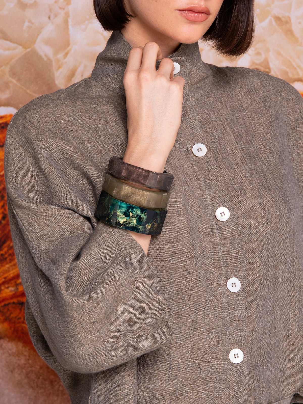 Pulsera "Infinity" mediana de resina