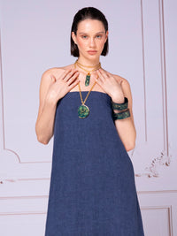 Collar "Cráter" con dije de resina