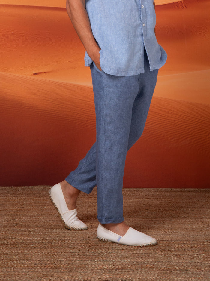 Jogger de caballero en lino