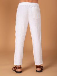 Pantalón de caballero con jareta en lino