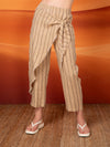 Pantalón con pareo en lino