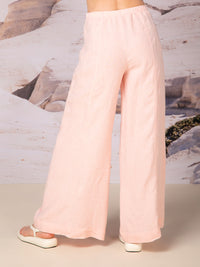 Pantalón con cortes en lino