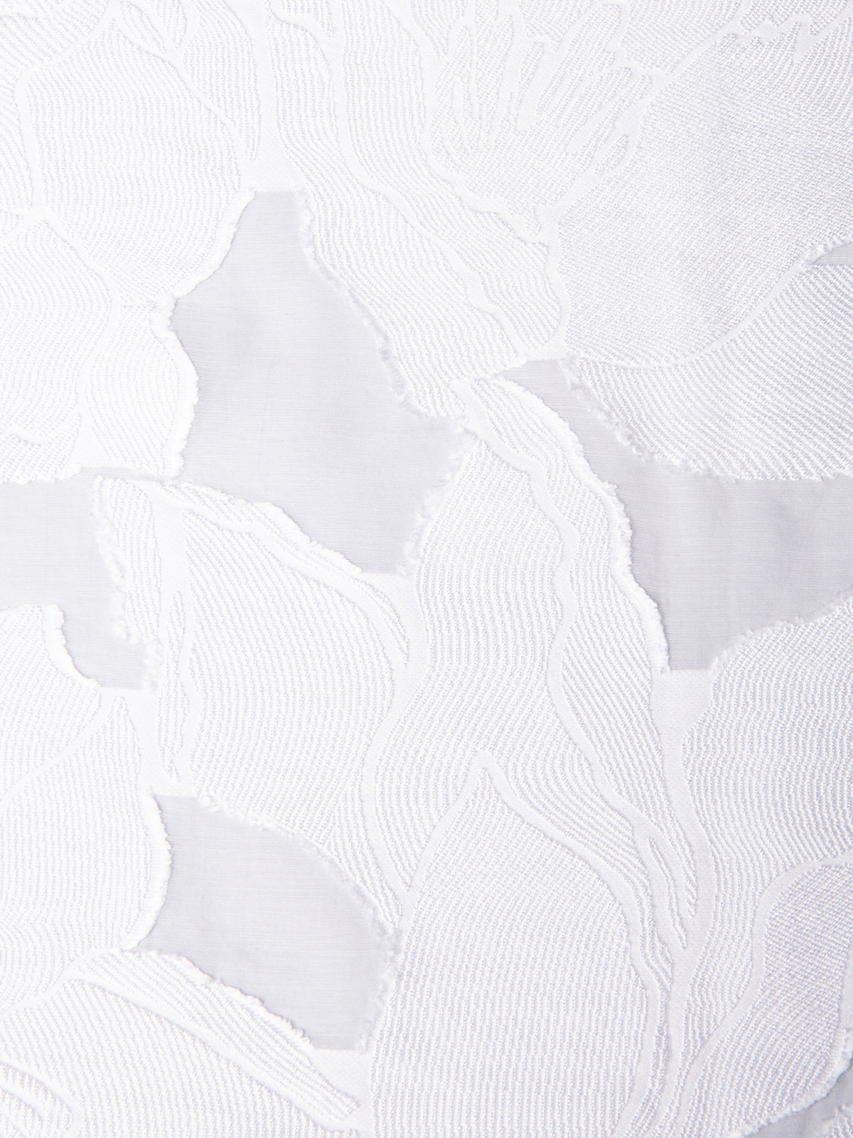 Blusa con mangas acampanadas en lino