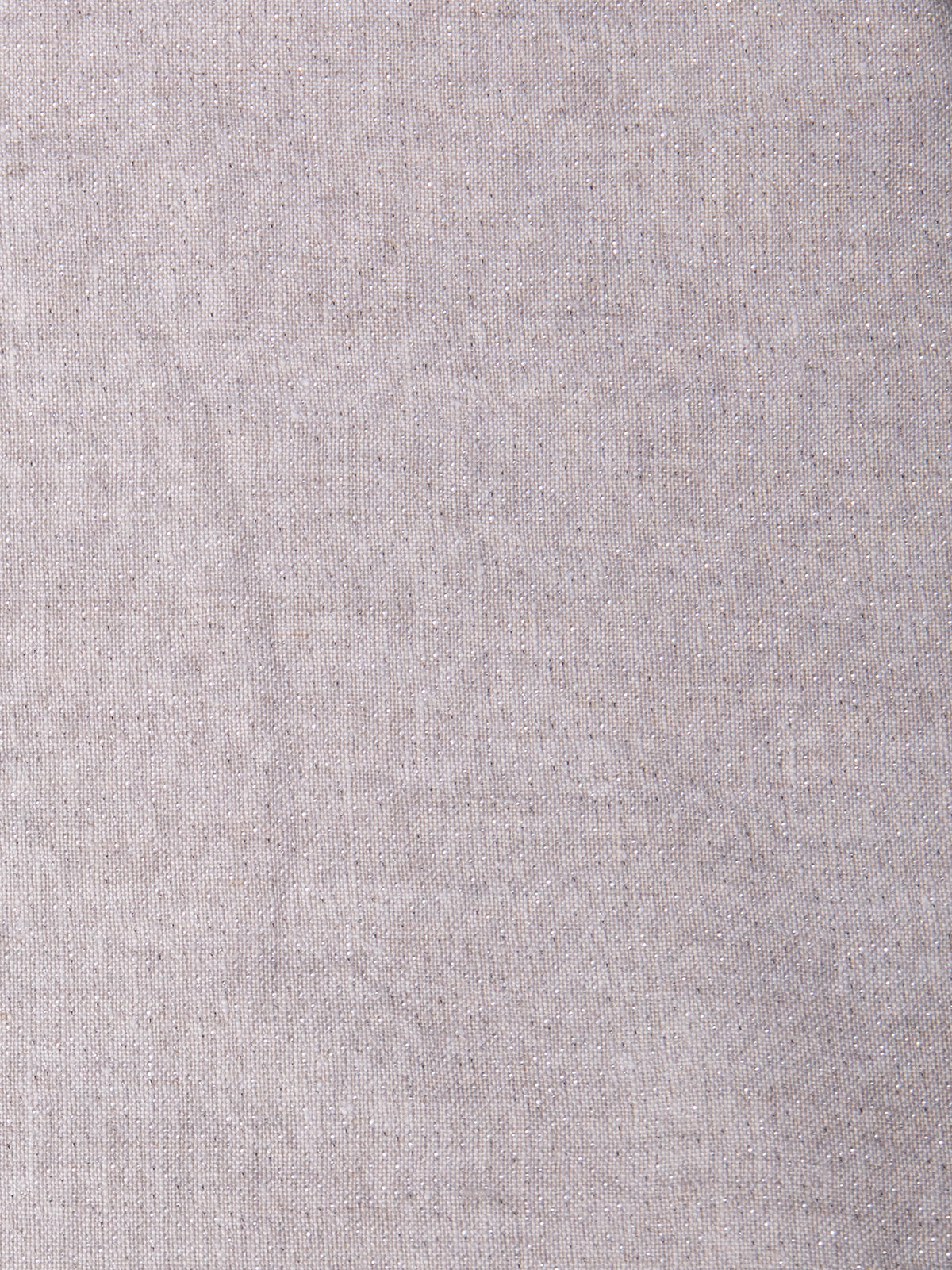 Camisera con charreteras en lino metálico