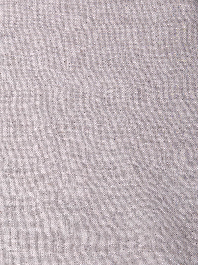 Camisera con charreteras en lino metálico