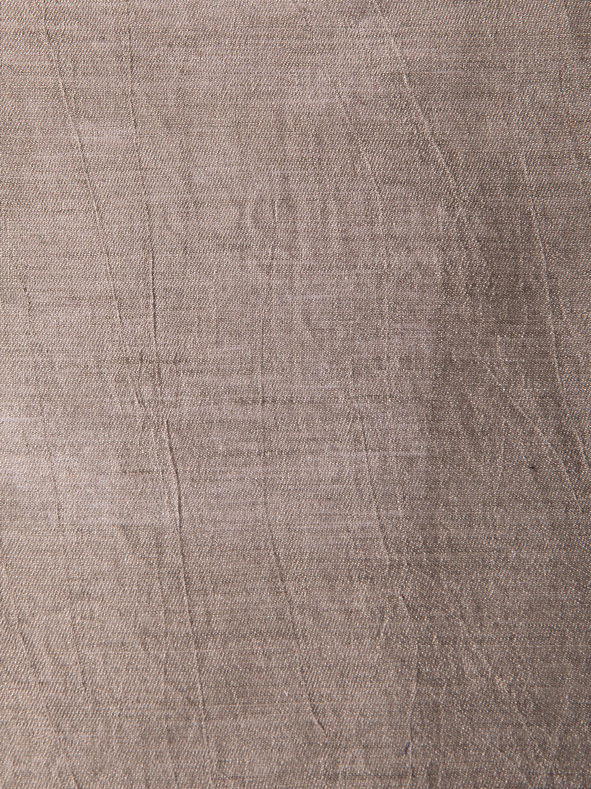 Falda con ruedos en contraste en lino