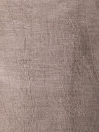 Falda con ruedos en contraste en lino