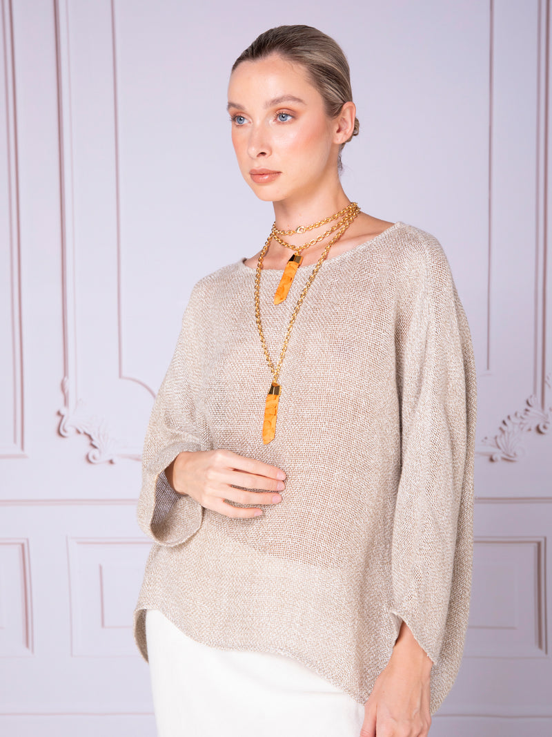 Collar "Espada" con dije de resina