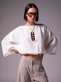 Collar "Esferas" con dije de resina